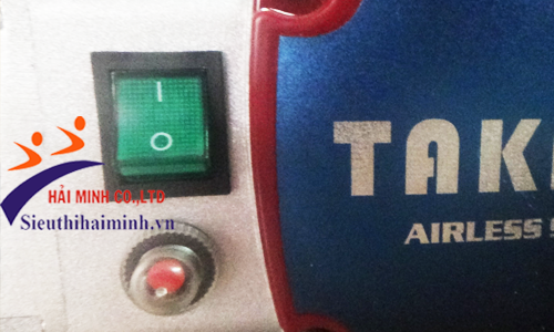 Công tắc bật tắt của máy phun sơn Takako 450E 