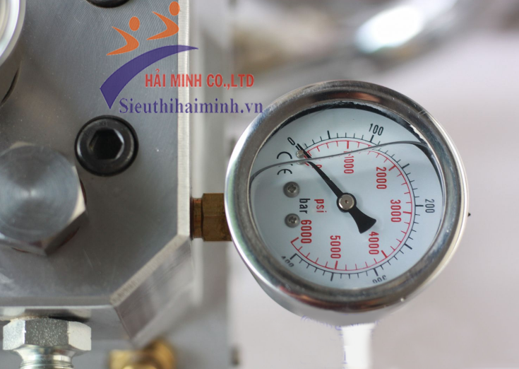 Đồng hồ đo áp của máy phun bột bã HM GUKE-GK 8000