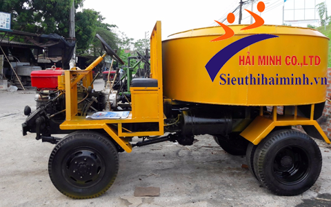 Máy trộn bê tông 12 bao phanh lốc kế HM 40-12