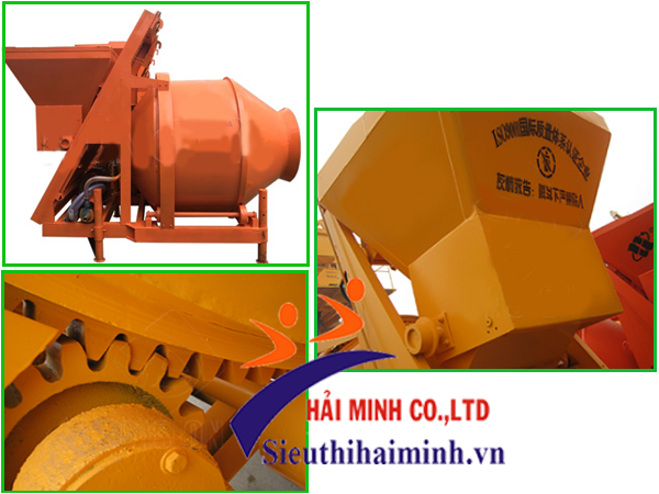 Đặc điểm nổi bật của máy trộn bê tông JZC 350 Gầu Lật