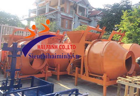 Máy trộn bê tông JZC 350 gầu trượt