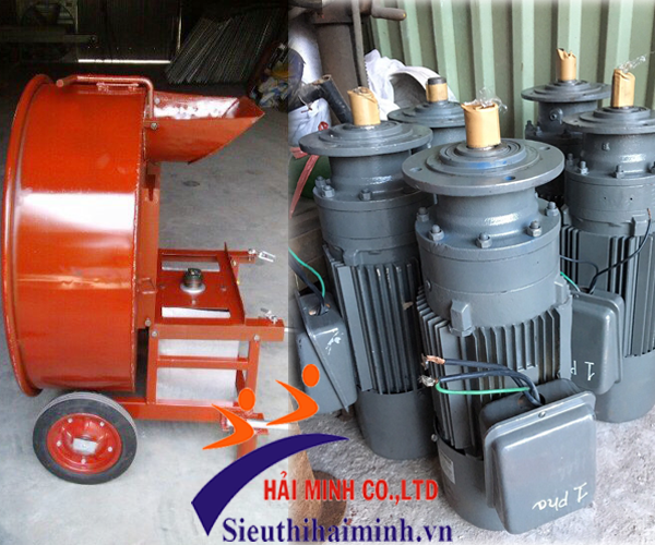 Máy trộn bê tông cưỡng bức 1 Bao và động cơ