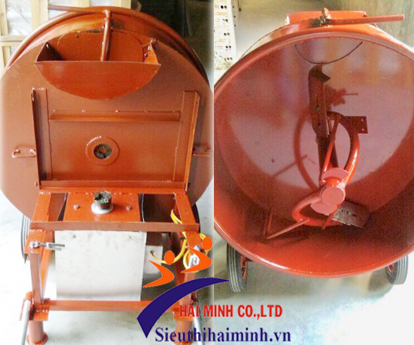 Đặc điểm của máy trộn bê tông cưỡng bức 1 Bao Mini HM 220V
