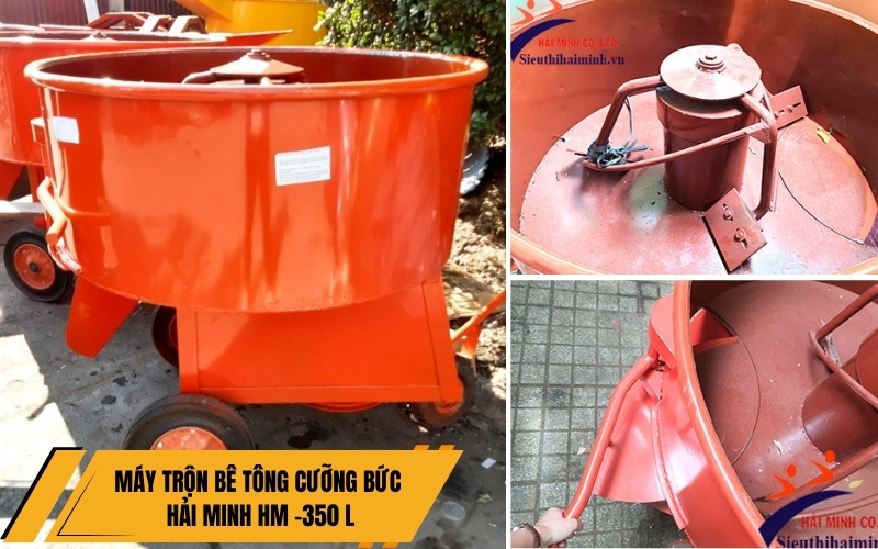 Máy trộn bê tông cưỡng bức Hải Minh HM -350 L