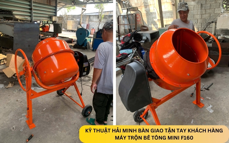 Máy trộn bê tông mini F160