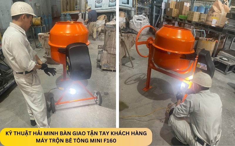 Máy trộn bê tông mini F160