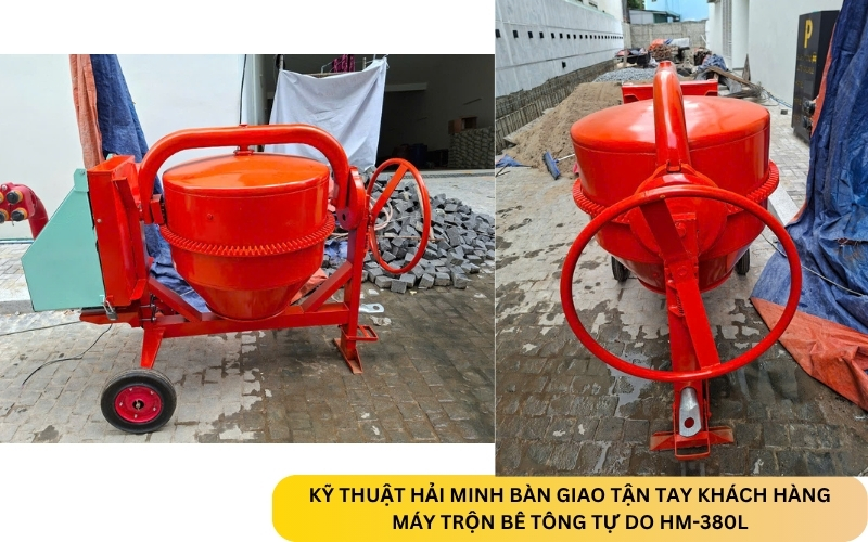 Máy trộn bê tông tự do HM-380L