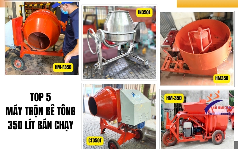 Top 5 máy trộn bê tông mini giá rẻ, bền bỉ cho công trình nhỏ
