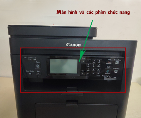 Màn hình và các phím chức năng của Máy in đa năng CANON MF 249DW