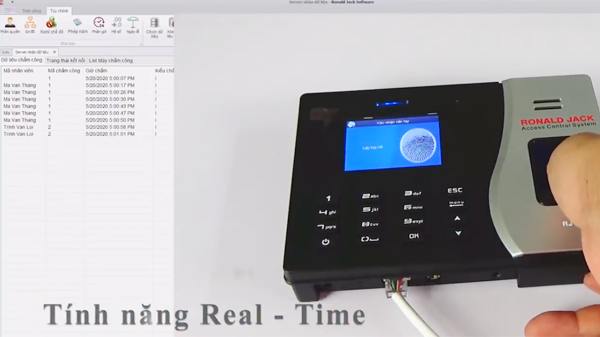 Máy chấm công Ronald Jack RJ1200 phiên bản mới