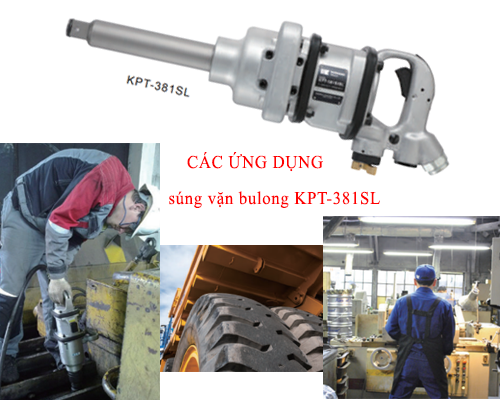 Súng vặn bu lông Kawasaki 1“ KPT- 381SL