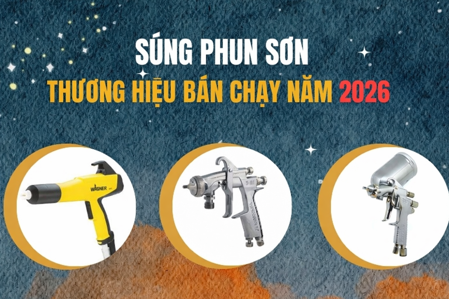 Súng phun sơn – thương hiệu bán chạy năm 2026