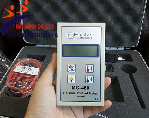 máy đo độ ẩm mùn cưa exotek mc-460