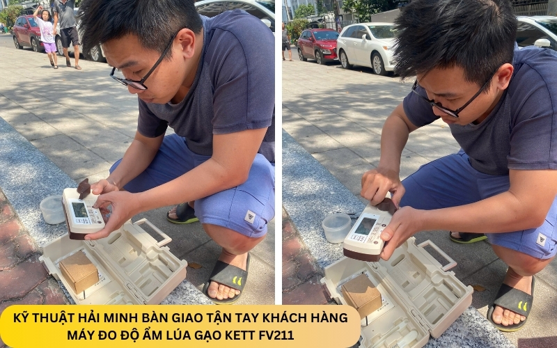 Máy đo độ ẩm lúa gạo Kett Fv211