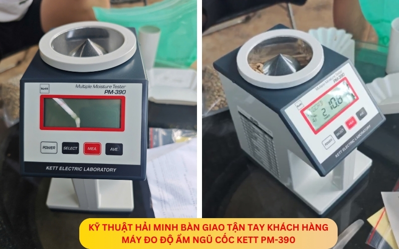 Máy đo độ ẩm ngũ cốc Kett PM-390