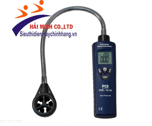 Máy đo tốc độ gió, lưu lượng gió PCE TA 30