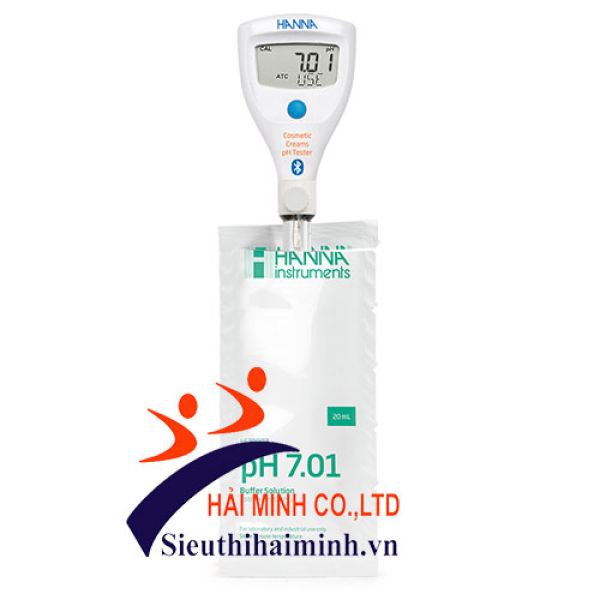 Photo - Bút đo pH/nhiệt độ HALO2 Bluetooth trong kem mỹ phẩm HI9810432
