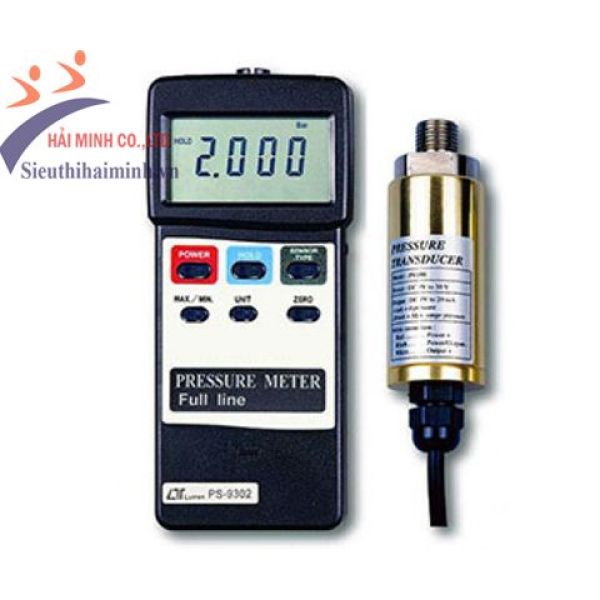 Photo - Máy đo áp suất khí nén Lutron PS-9302 (Kèm sensor 400bar)