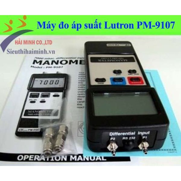 Photo - Máy đo áp suất chênh lệch Lutron PM-9107