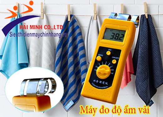 máy đo độ ẩm vải trong ngành may mặc