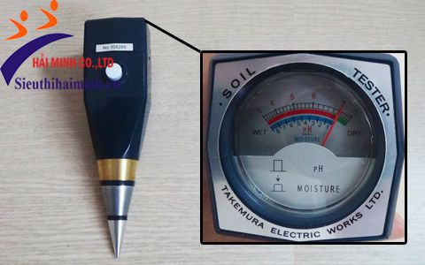 máy đo pH & độ ẩm đất takemura dm-15