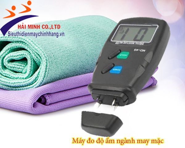 máy đo độ ẩm vải trong ngành may mặc