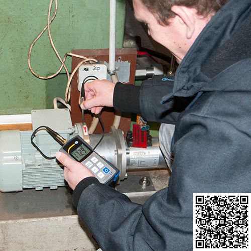 vận hành  máy đo độ rung PCE-VT 2700