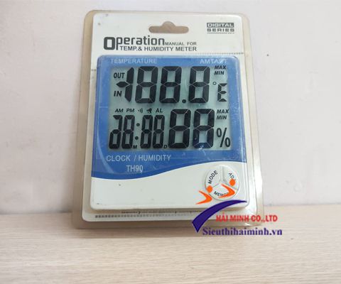 Đồng hồ đo độ ẩm MMPro TH90 dễ dàng sử dụng