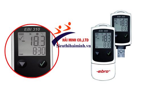 Thiết bị ghi nhiệt độ hiển thị số EBRO EBI 300