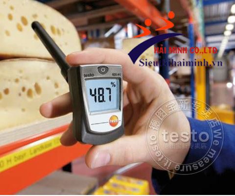 test máy đo nhiệt độ độ ẩm Testo 605-H1
