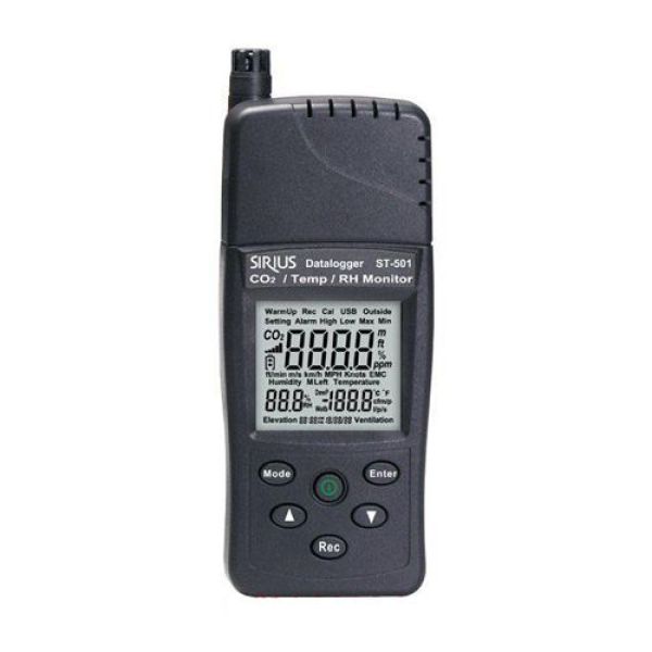 Photo - Máy đo nhiệt độ độ ẩm và khí CO2 Tenmars ST-501
