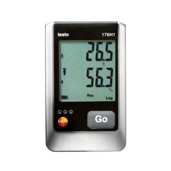 Photo - Thiết bị đo và ghi nhiệt độ, độ ẩm 4 kênh Testo 176 H1