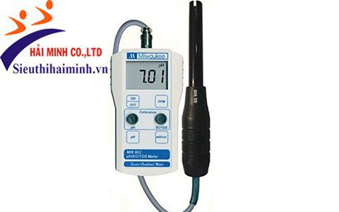 Máy đo pH/EC/TDS cầm tay MILWAUKEE MW802