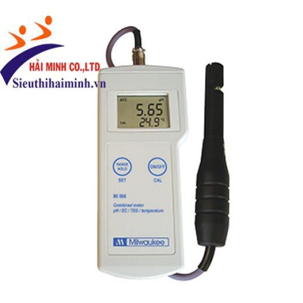 Photo - Máy đo pH/EC/TDS/Nhiệt độ cầm tay MILWAUKEE Mi806