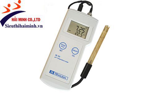 Máy đo pH-nhiệt độ cầm tay điện tử hiện số Milwaukee MI 105