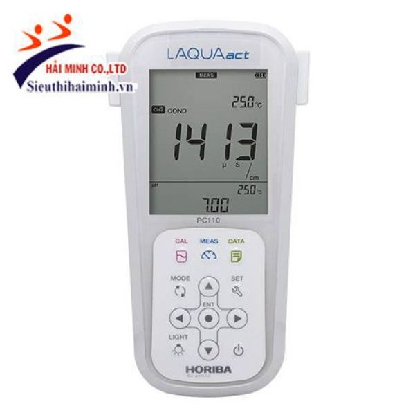 Photo - Máy đo pH / ORP / độ dẫn / TDS / điện trở / độ mặn cầm tay HORIBA LAQUAact PC110