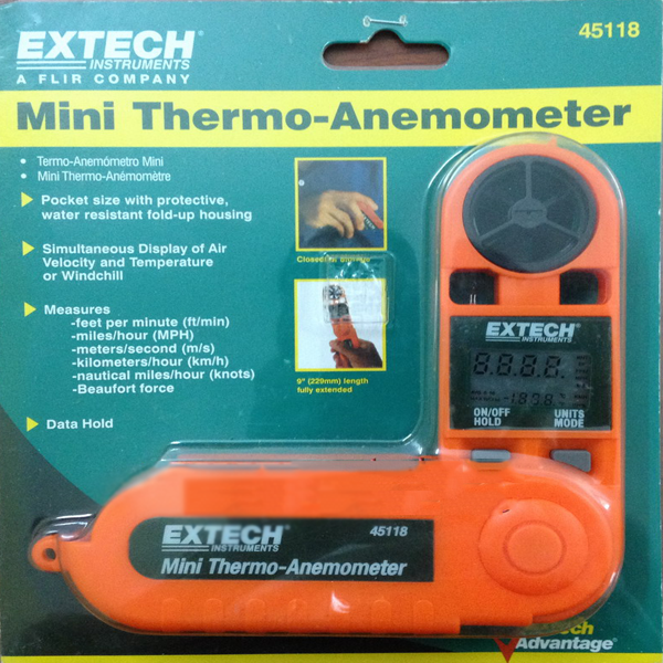 Photo - Máy đo tốc độ gió và nhiệt độ EXTECH 45118