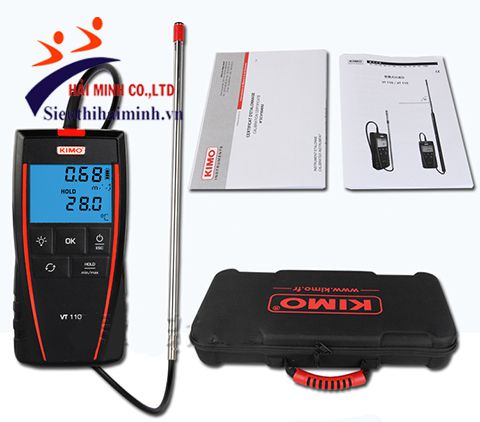 Máy đo tốc độ gió kimo VT-115