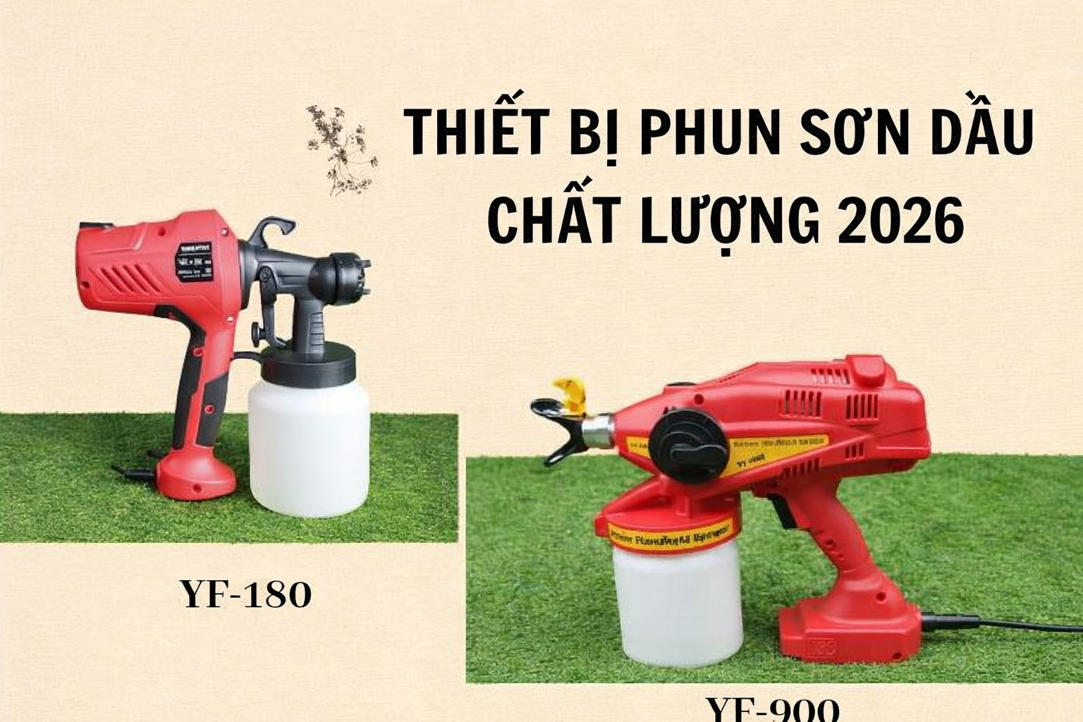thiết bị phun sơn dầu chất lượng năm 2026