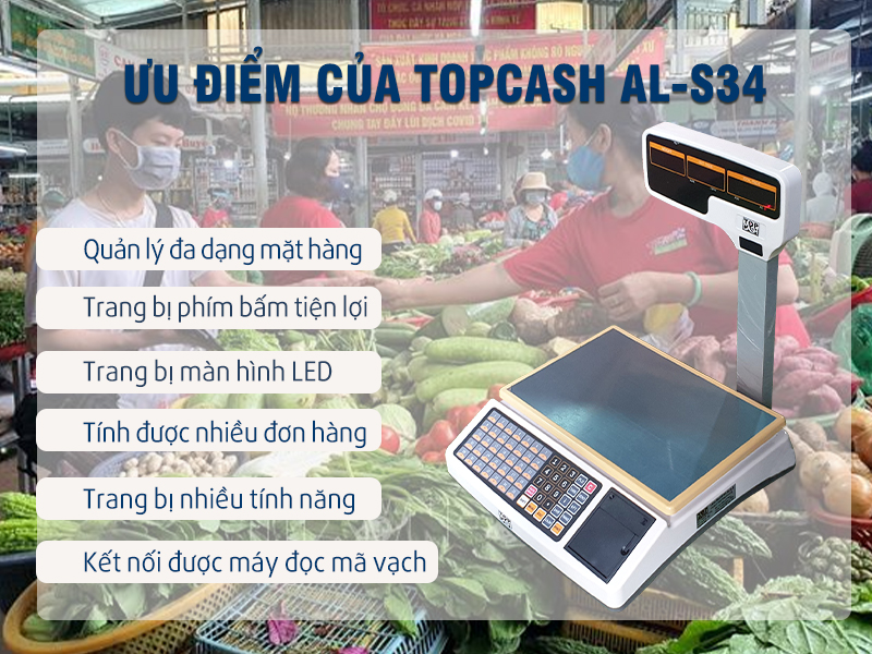 ưu điểm cân tính tiền AL -S34