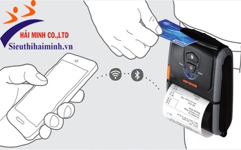 Máy in hóa đơn Bixolon SPP-R300 BK nhỏ gọn, tiện dụng