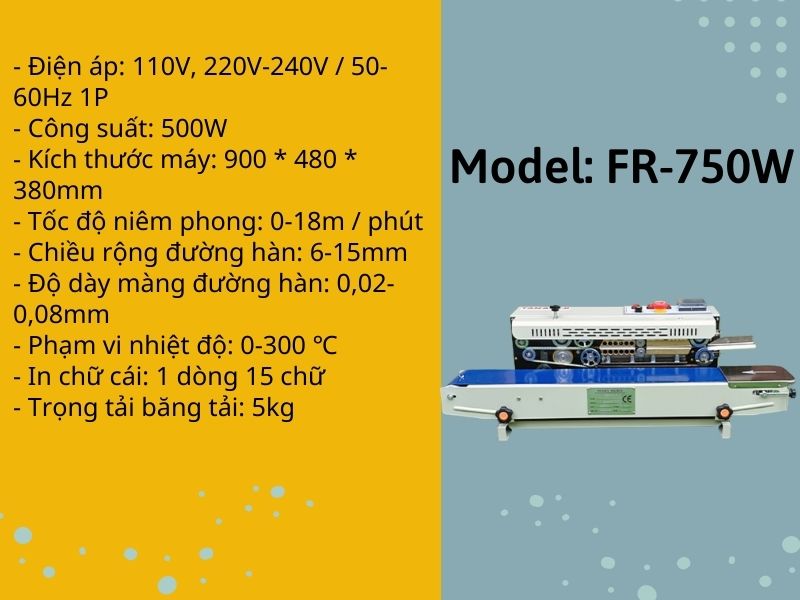 06 mẫu máy hàn miệng túi liên tục phổ biến nhất hiện nay