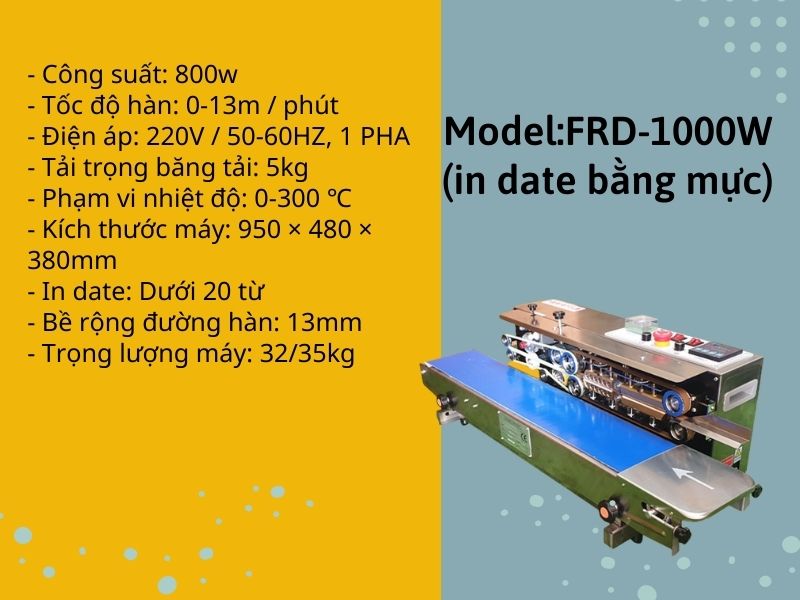 06 mẫu máy hàn miệng túi liên tục phổ biến nhất hiện nay