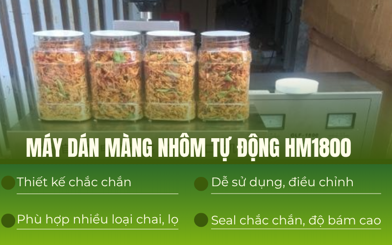 Review máy dán màng seal nhôm tự động HOT nhất năm 2025