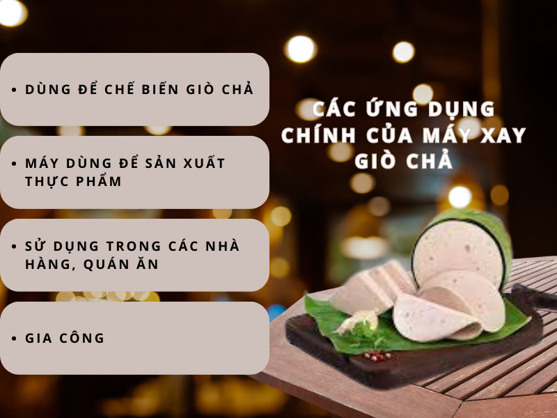 Vì sao nên sử dụng máy xay giò chả trong sản xuất.