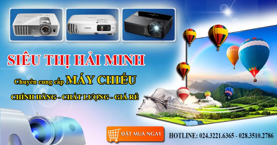 Siêu thị Hải Minh cung cấp máy chiếu chính hãng - chất lượng - giá rẻ