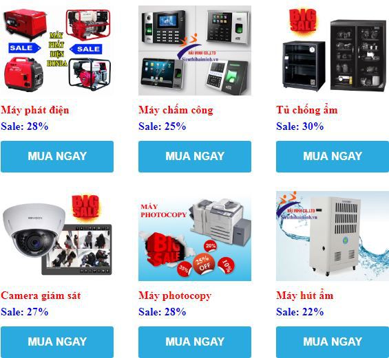 Khuyến mại giáng sinh tại Hải Minh