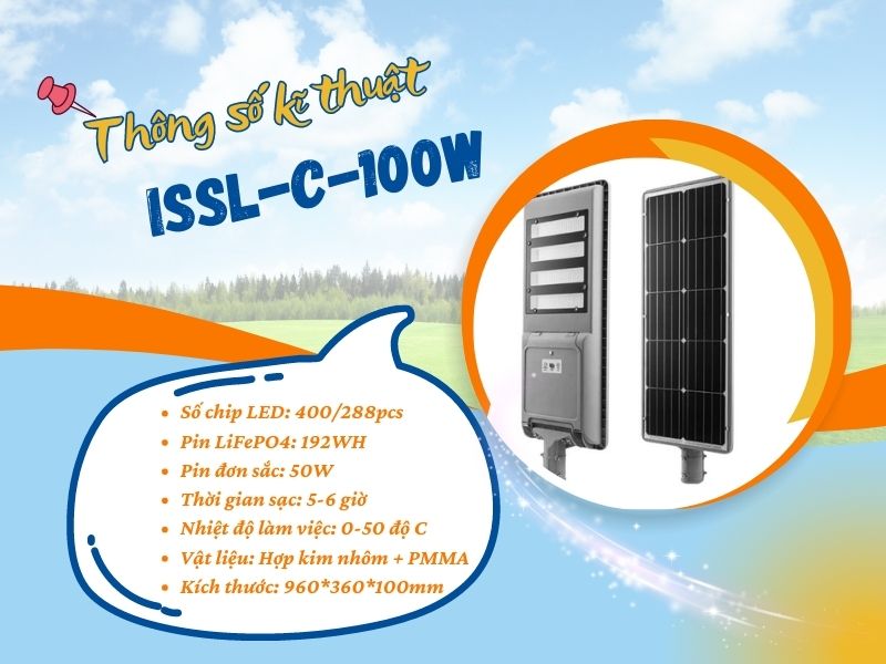 Vì sao nên lựa chọn Yamafuji Solar ISSL-C-100W ?
