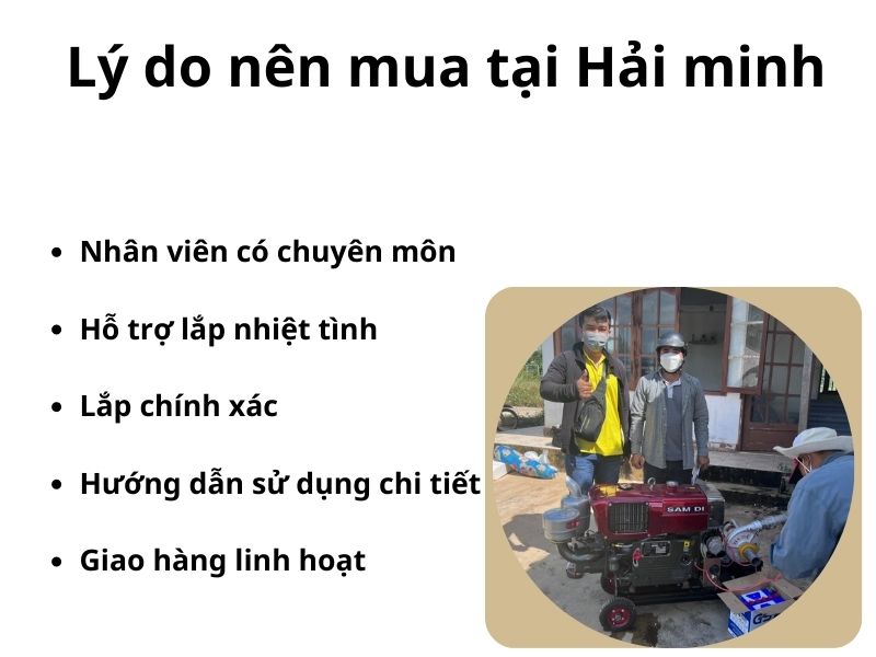 Giao hàng máy bơm nước nhanh chóng!