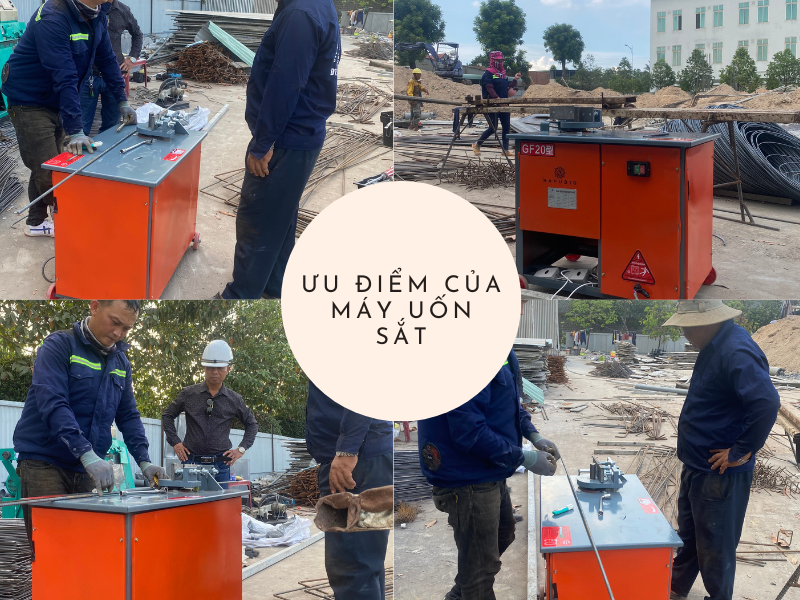 Lắp máy uốn sắt chi phí rẻ, nhanh chóng